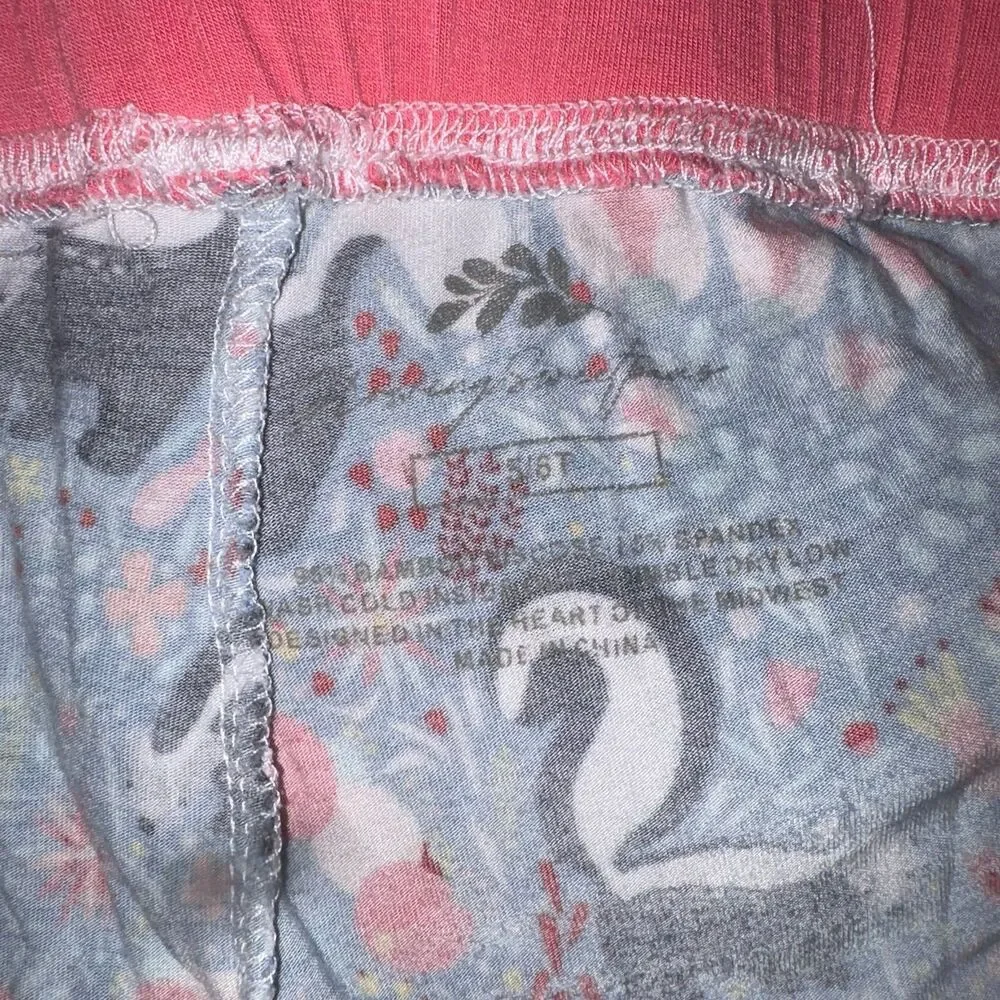 Growning Sweetpeas So Stinkin' Cutie Long Sleeve Bamboo Pajamas Girls 5-6